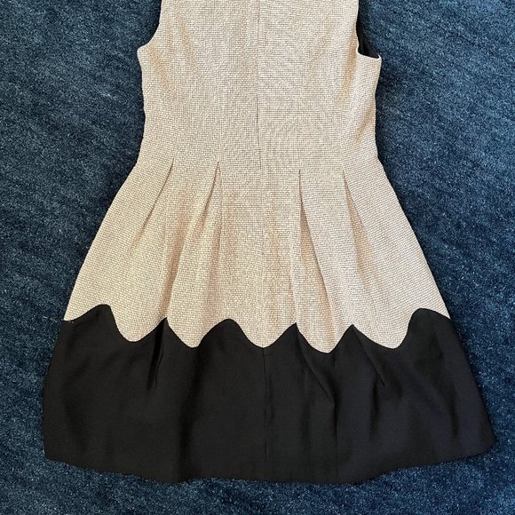 Esley Size 2 Dress Black and Tan Cocktail - Picture 4 of 4